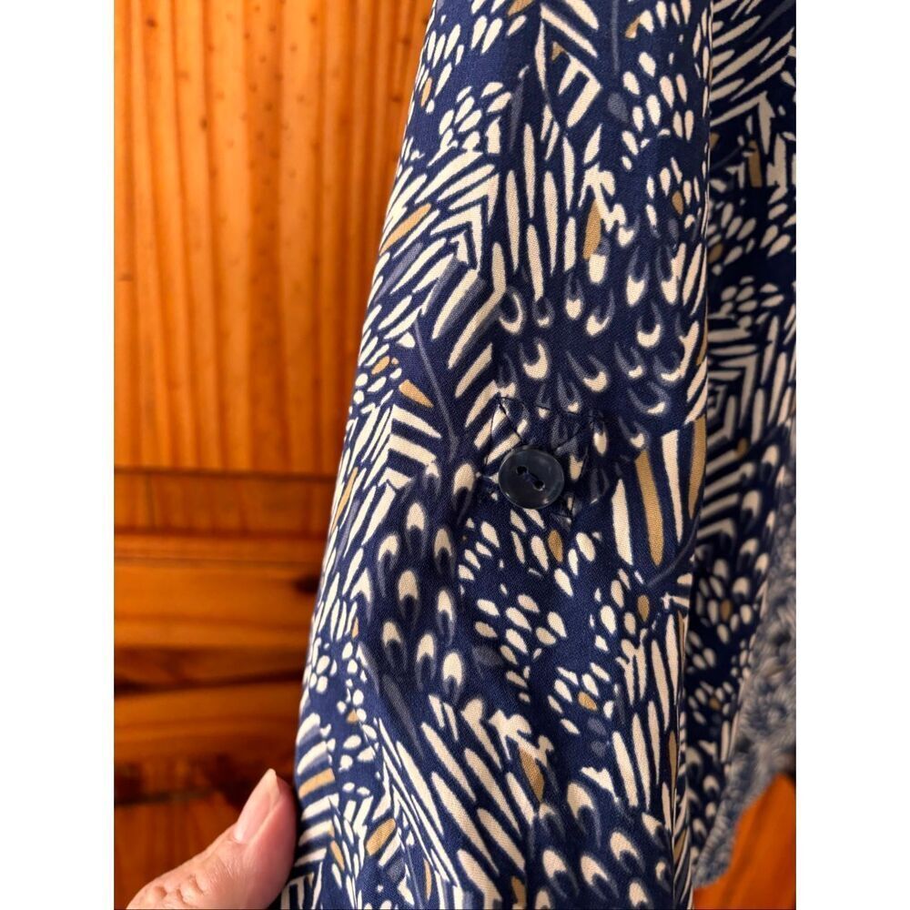 Catherines Button Front Blouse - Picture 4 of 8
